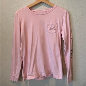 Pink vineyard vines long sleeve